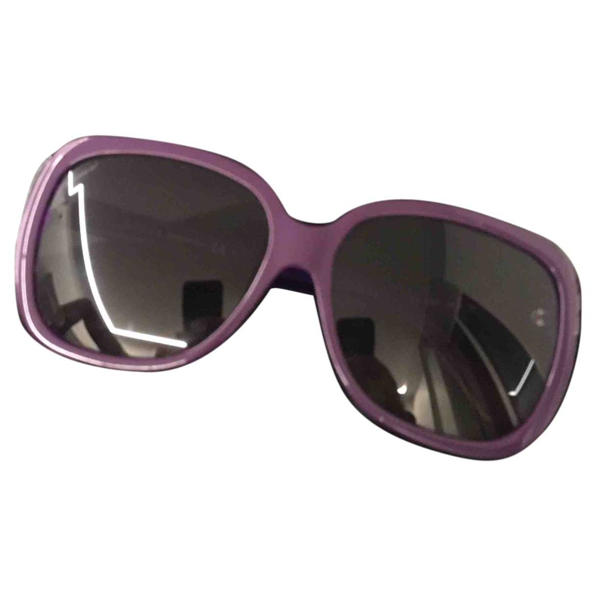 Oversized sunglasses Gucci Purple in 